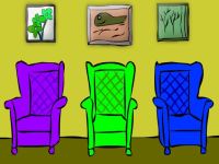  3 Cartoon Chairs Room Escape