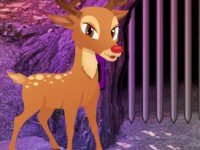 Deer Rescue From Root Cave