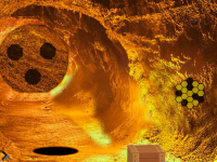Big Golden Cave Land Escape