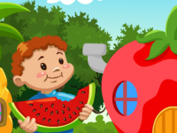 Boy Escape From Fruit House