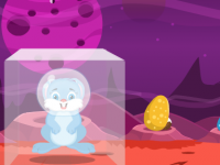 Escape Easter Bunny in Space