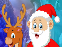 Santa with Deer Escape
