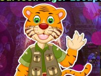 Cartoon Tiger Escape From Real Cave