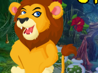 Grumpy Lion Escape