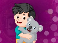 Little Boy And Koala Escape