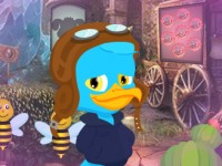 Blue Bird Girl Escape