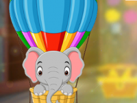 Balloon Baby Elephant Escape