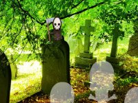 Skeleton Cemetery Land Escape
