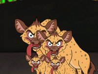 Hyena Family Escape