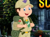 Joyous Scout Boy Escape