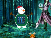 Christmas Wizard Forest Escape