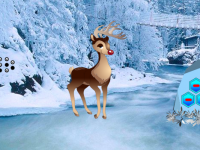 Reindeer Waterfall Escape