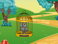 Great Grey Owl Escape
