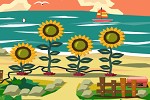 Sunflower Beach Escape