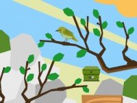 Bush Warbler on the Branch Escape