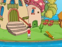 Boy Escape from Island