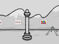 Black and White Hungry Boy Escape