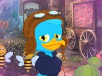 Blue Bird Girl Escape