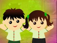 Happy Siblings Escape