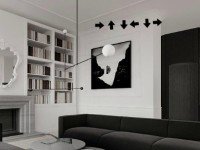 Dark Grey Living Room Escape