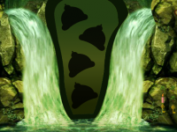 Fantasy Red Dragon Escape