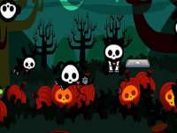 Halloween Pumpkin Chariot Escape