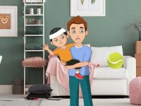 Father Has To Go Hospital