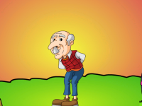 Help To Find The Old Mans Walking Stick