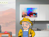 Granddad Ready To Caught Fish