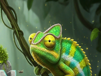 Forest Chameleon Escape