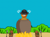 Orange Color Forest Officer Rescue