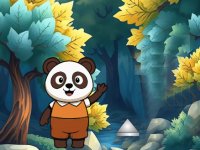 Hungry Panda Foraging Food