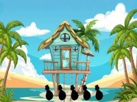 Island Beach Hut Escape