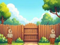 Rabbit Family Garden Escape