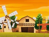 Save The Windmill Cow And Calf