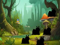 Birds Trapped Giant Mushroom Hut