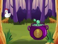 Girl Trapped Witch Mystical Pot