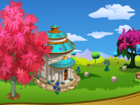 Monkey Escape From Cat