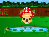 Mushroom House Frog Escape